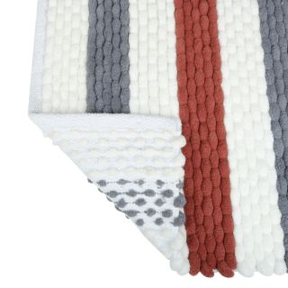 Коврик для ванной 1-ый Fixsen AMBER, mix (синий+красный+белый), 50х80см (FX-8040X)